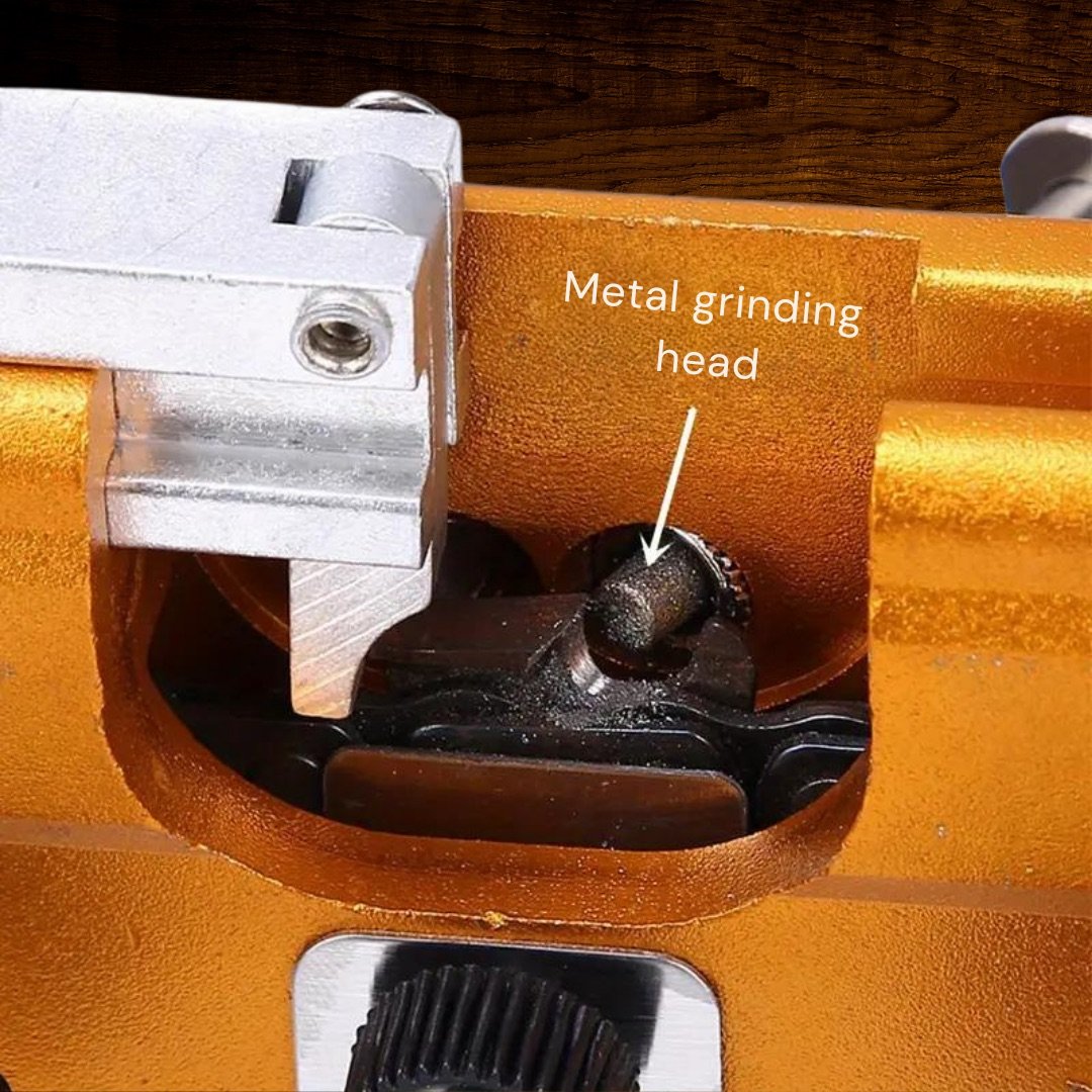 Five millimeter grinding head included with TimberBite
